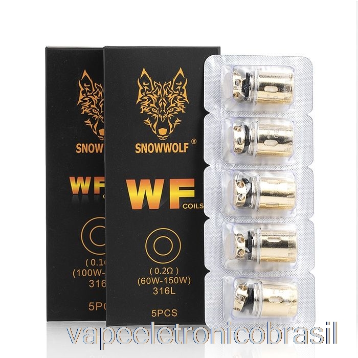 Bobinas De Substituição Vape Eletrônico Snowwolf Wolf Wf Bobinas De Malha 0,15ohm Wf-h-m